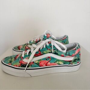 Vans Old Skool Flamingo Tropical Print Sneakers